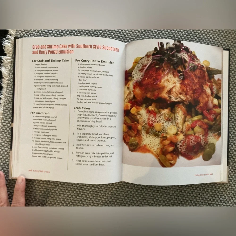 Eating Well to Win cookbook by Dwayne Wade’s personal chef
